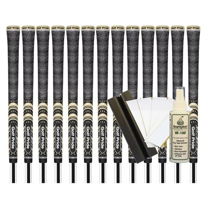 Golf Pride MCC TEAMS (New Decade) Standard Grip - TEAM BLACK/GOLD (13pcs + Golf Grip Kit)