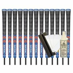 Golf Pride MCC TEAMS (New Decade) Standard Grip - TEAM BLUE/ORANGE (13pcs + Golf Grip Kit)