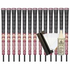 Golf Pride MCC TEAMS (New Decade) Standard Grip - MAROON/GOLD (13pcs + Golf Grip Kit)