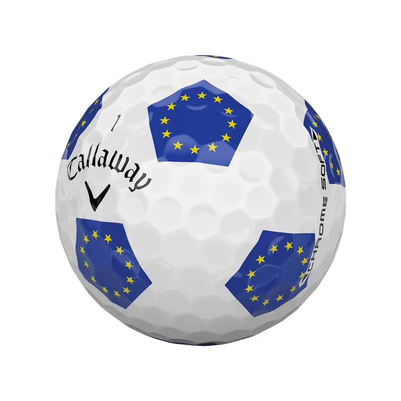 CALLAWAY CHROME SOFT EUROPEAN TRUVIS GOLF BALL - Image 3