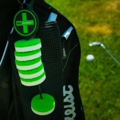 GolfERASERS - Instant Golf Cleaner 6pk W/ Bag Tag Tether