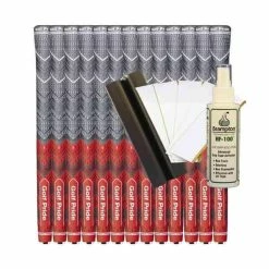 Golf Pride MCC Plus4 Standard Red (13pcs + Golf Grip Kit)