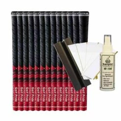 Golf Pride New Decade Midsize - Red (13pcs + Golf Grip Kit)