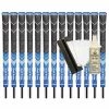 Golf Pride MCC Plus4 *TEAMS* MIDSIZE Grip (Royal Blue/White) - 13pcs + Golf Grip Kit