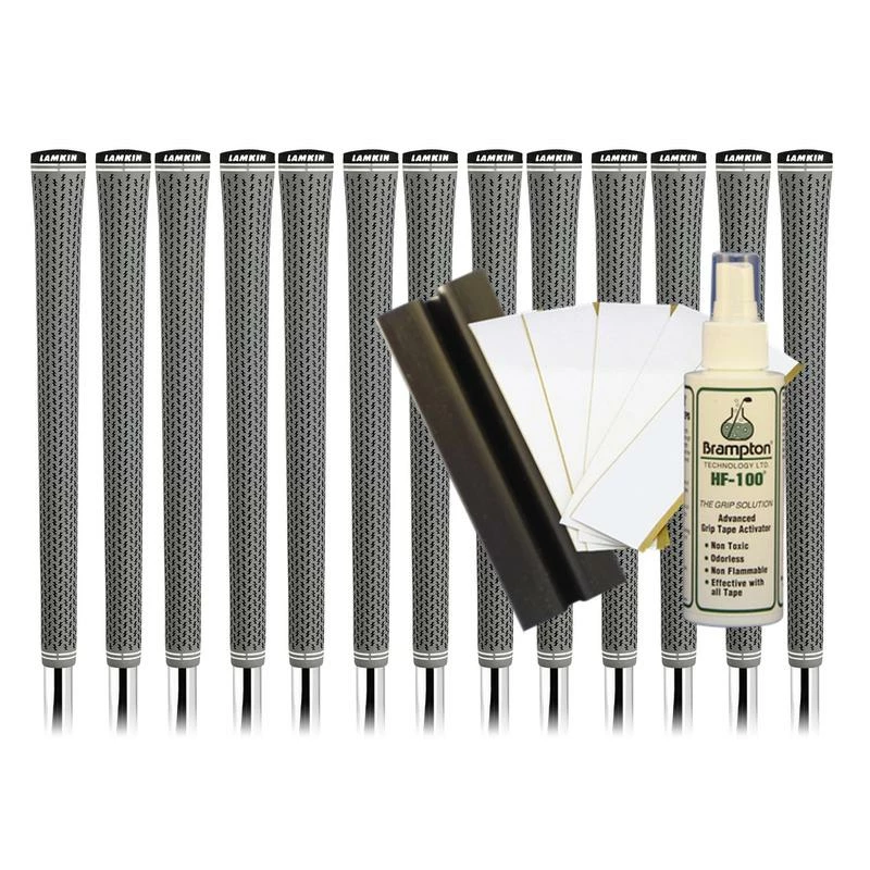 Lamkin Crossline 360 Midsize (13pcs + Golf Grip Kit) - Grey