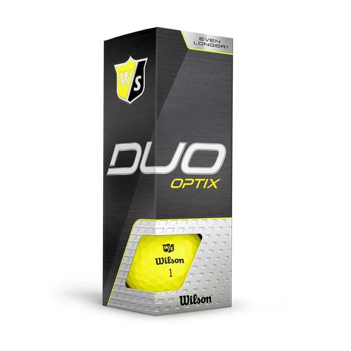 Wilson Staff DUO Optix (12 Pack) Golf Balls - Yellow - Image 3